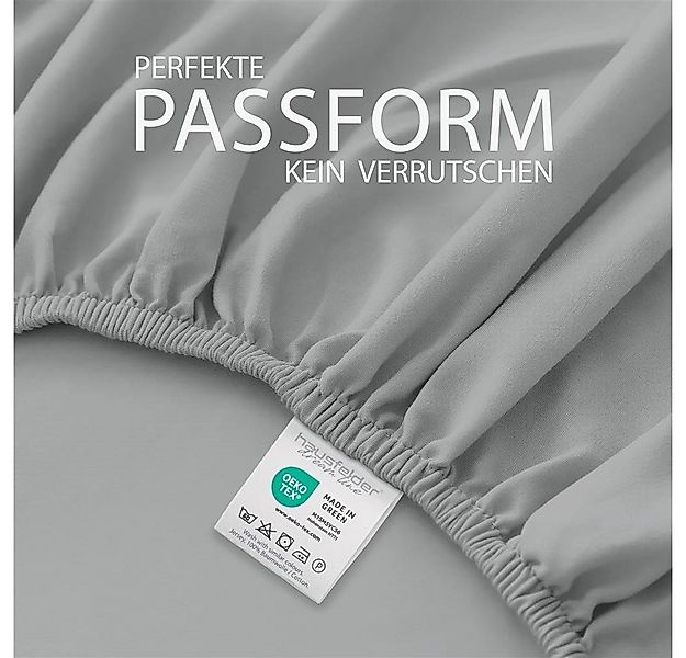 Hausfelder Spannbettlaken Topper Bettlaken 180//200x200 cm, bis 40cm Matrat günstig online kaufen