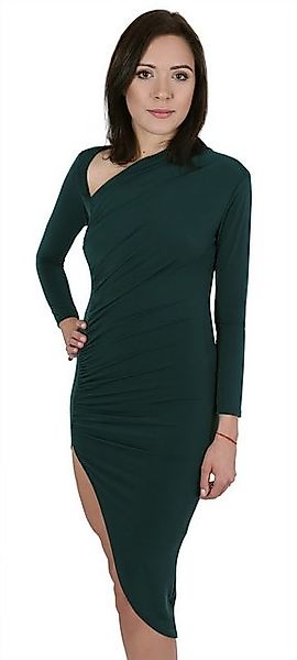 Sarcia.eu Midikleid Dunkelgraues asymmetrisches Kleid JOHN ZACK M günstig online kaufen