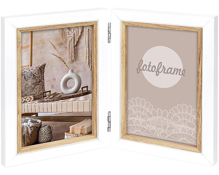 matches21 HOME & HOBBY Bilderrahmen Klapprahmen Holz Bilderrahmen rechtecki günstig online kaufen