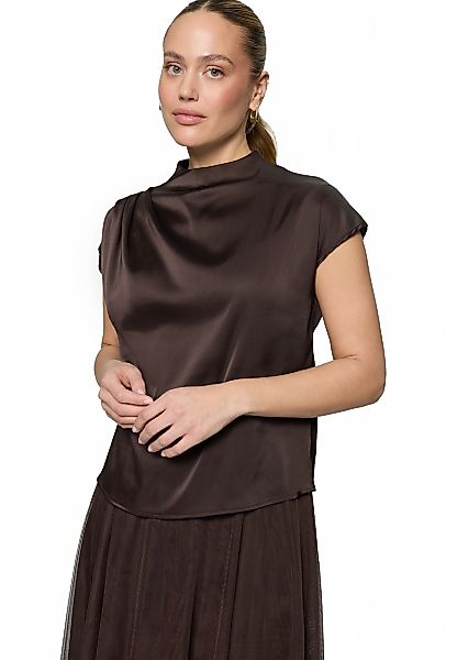 Zero Satinbluse "Damen mit Kragen" günstig online kaufen