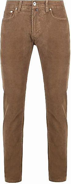 Pierre Cardin Trousers Lyon Future Flex Corduroy Braun  - Größe W 34 - L 30 günstig online kaufen