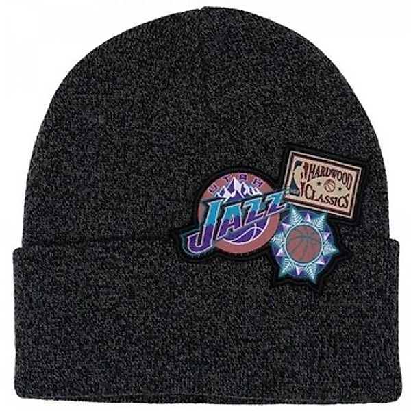 Mitchell And Ness  Mütze Utah Jazz Nba Xl Logo Patch Knit günstig online kaufen