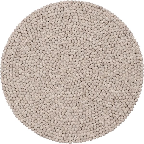 myfelt Wollteppich Béla Filzkugelteppich, 100% reine günstig online kaufen