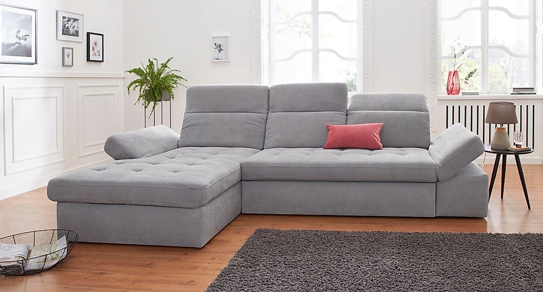 sit&more Ecksofa "Stardust L-Form" wahlweise mit Bettfunktion und Bettkaste günstig online kaufen