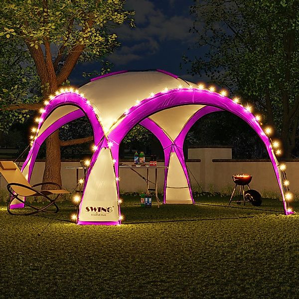 Swing&Harmonie Faltpavillon LED Event Pavillon 3,6 günstig online kaufen