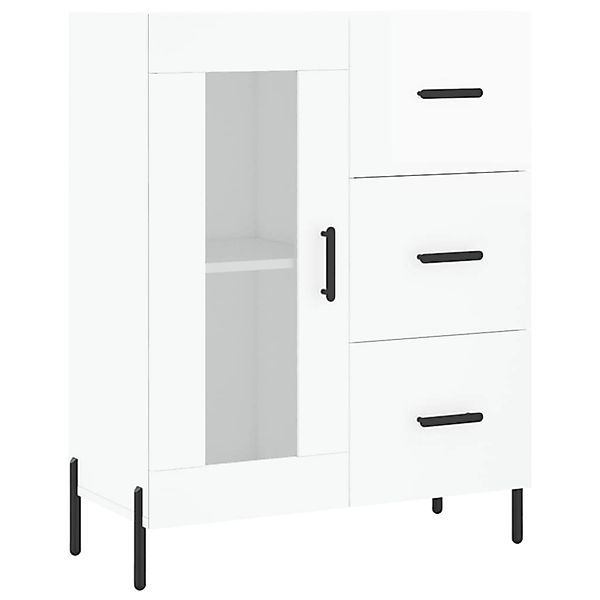 vidaXL Sideboard Hochglanz-Weiß 69,5x34x90 cm Holzwerkstoff 828054 günstig online kaufen