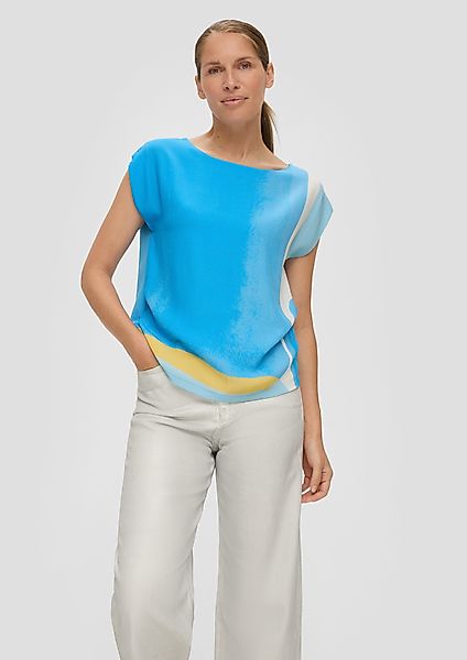 s.Oliver BLACK LABEL Shirttop Baumwoll-T-Shirt mit günstig online kaufen