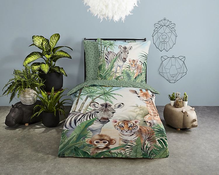 good morning Kinderbettwäsche "Thabo" 2 Stk. Baumwolle, 135x200, Wende, Kin günstig online kaufen