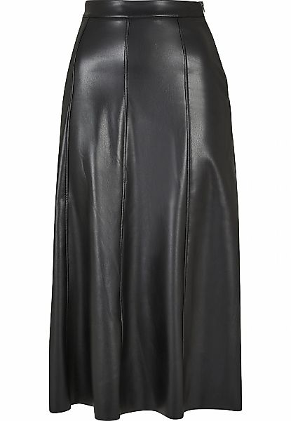 URBAN CLASSICS Sommerrock "Urban Classics Damen Ladies Synthetic Leather Mi günstig online kaufen