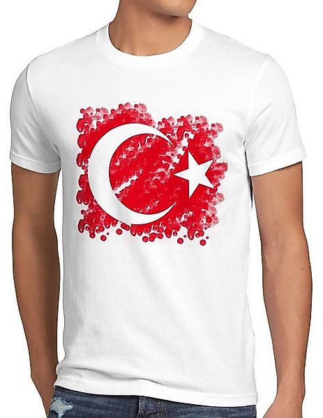 style3 T-Shirt Türkei Turkey Türkiye Flagge istanbul Flag Mond Stern rot er günstig online kaufen