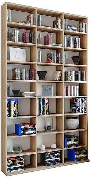 VCM Standregal Holz CD DVD Standregal Bücherregal Regal Megosa XL günstig online kaufen