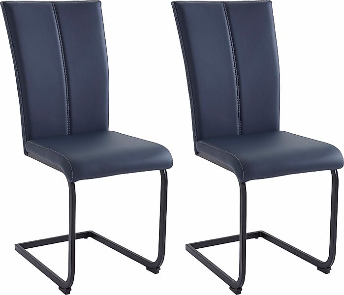Home affaire Freischwinger "Nils", (Set), 2 St., Kunstleder, Stuhl belastba günstig online kaufen