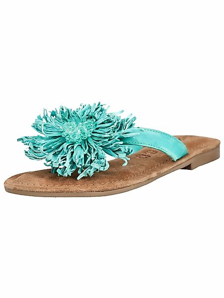 Lazamani Zehentrenner "Lazamani Pantoletten Leder/Textil" günstig online kaufen