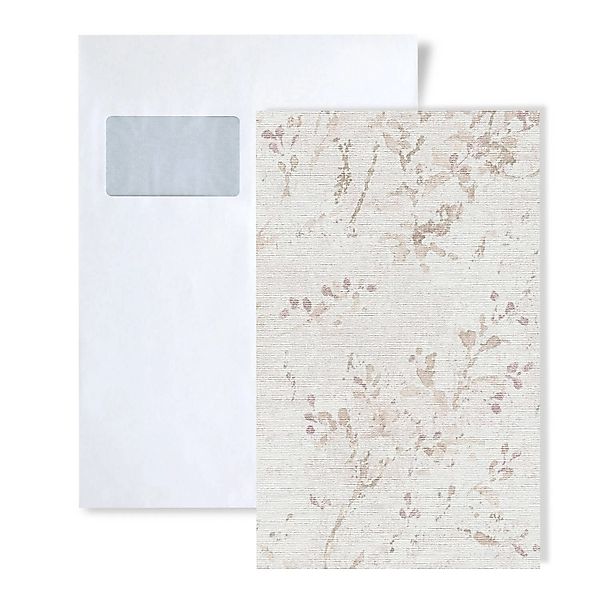PROFHOME 1 MUSTERSTÜCK S-396503-GU DIN A4 MUSTER der Floralen Tapete günstig online kaufen