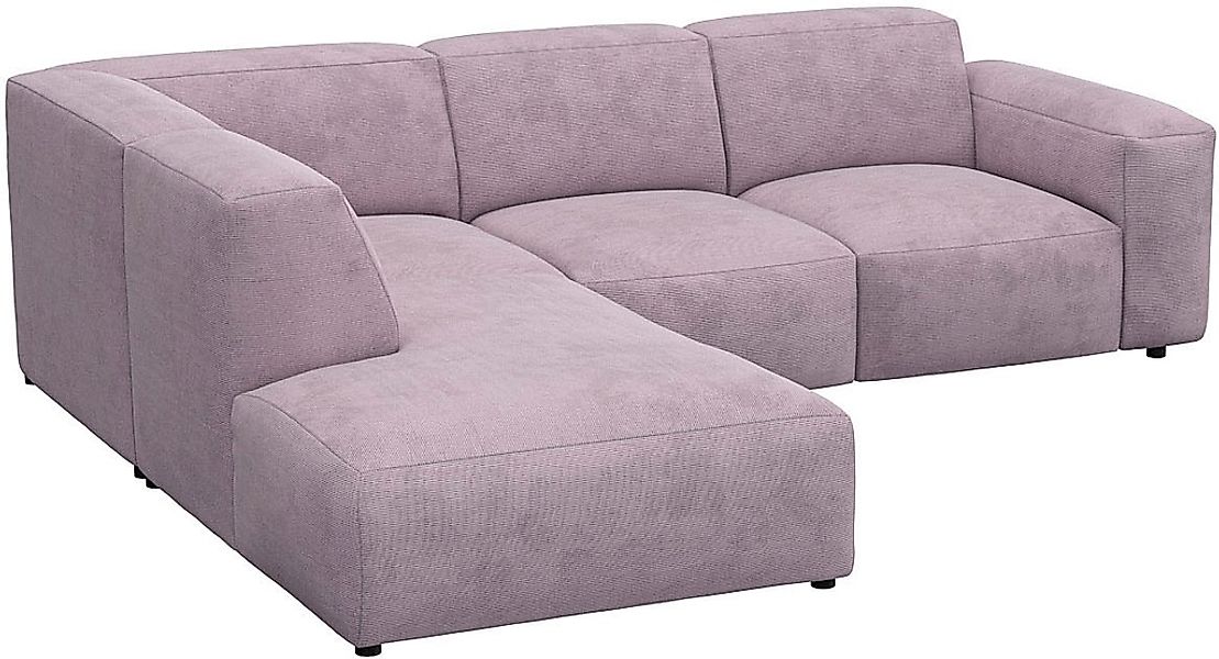 FLEXLUX Ecksofa "Lucera, super bequem durch hochwertigen Sitzaufbau mit Kal günstig online kaufen