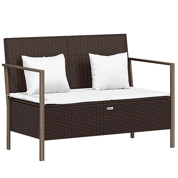 vidaXL Gartenbank Gartenbank 2-Sitzer mit Kissen günstig online kaufen