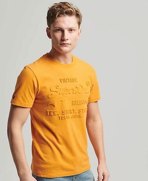 Superdry T-Shirt EMBOSSED VL T SHIRT Thrift Gold Marl günstig online kaufen