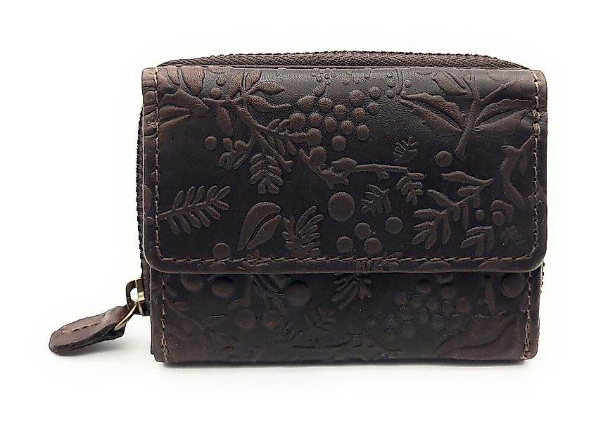 Hill Burry Mini Geldbörse kleines echt Leder Damen Portemonnaie mit RFID Sc günstig online kaufen