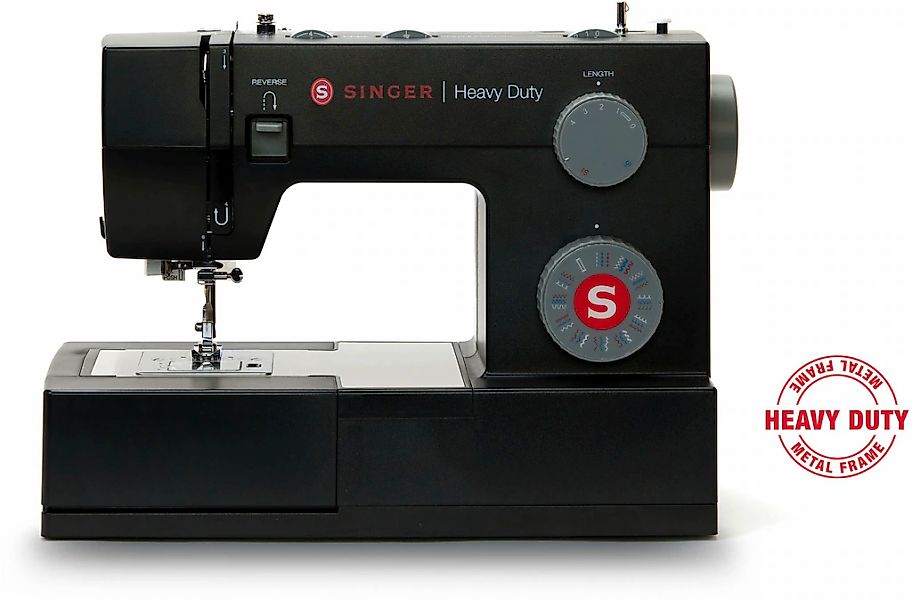 Singer Freiarm-Nähmaschine "Heavy Duty Black HD4432" 32 Programme günstig online kaufen