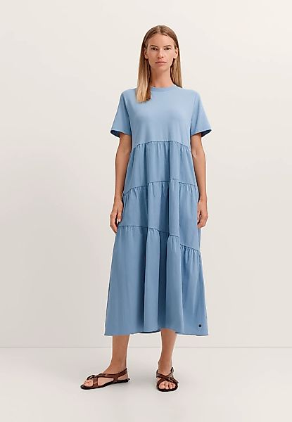 bugatti Sommerkleid "Materialmix" mit asymmetrischen Raffungen günstig online kaufen