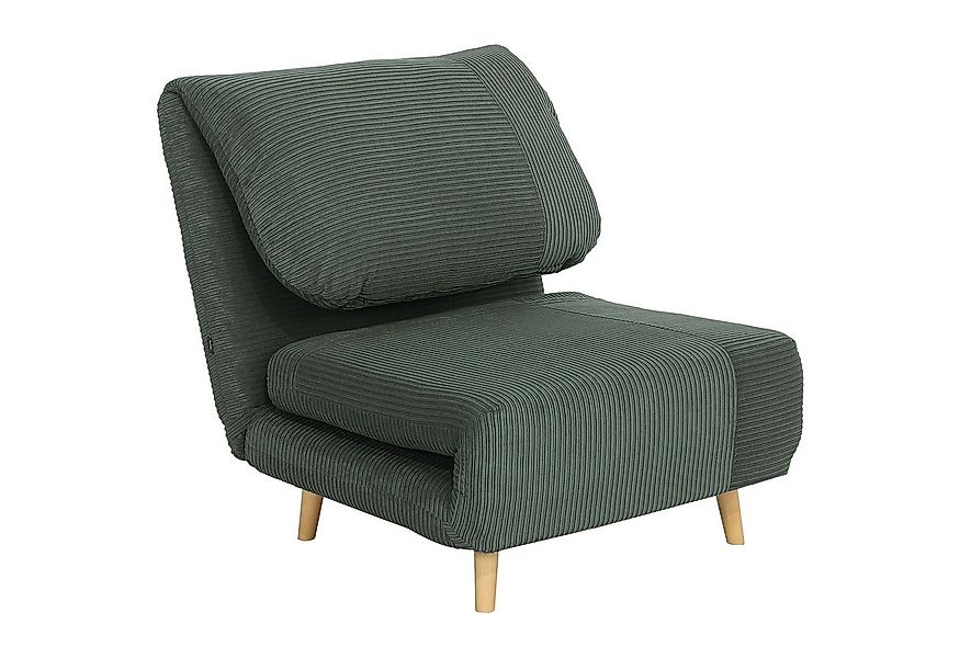 HOMCOM Sessel Verstellbar Klappmatratze Gästebett (Schlafsessel, 1-St., Sch günstig online kaufen