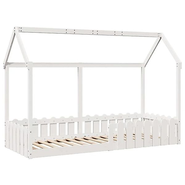 vidaXL Kinderbett Hausbett Weiß 80x200 cm Massivholz Kiefer 850690 günstig online kaufen