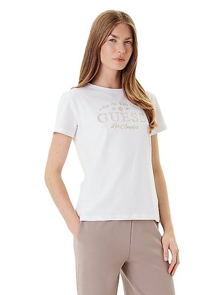 Guess Kurzarmshirt MARINA SS CN T-SHIRT - Kurzarmshirt mit Logodruck günstig online kaufen