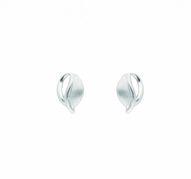 Adelia´s Paar Ohrhänger "Damen Goldschmuck 1 Paar 333 Weißgold Ohrringe / O günstig online kaufen