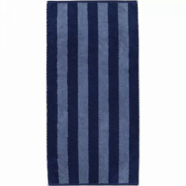 Cawö Handtücher Grade Streifen 4012 nachtblau - 11 Handtücher Gr. 50 x 100 günstig online kaufen