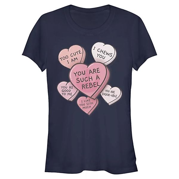Star Wars - Rebellion Candy Heart - Valentinstag - Frauen T-Shirt günstig online kaufen