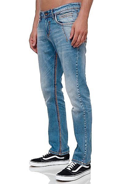 Rusty Neal Straight-Jeans, in modischer Used-Optik günstig online kaufen