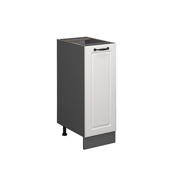 Vicco Apothekerschrank R-Line, Weiß Landhaus/Anthrazit, 30 günstig online kaufen