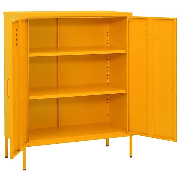 Lagerschrank Senfgelb 80x35x101,5 Cm Stahl günstig online kaufen