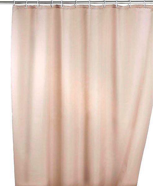 WENKO Duschvorhang "Uni Beige" Breite 180 cm Höhe 200 cm, Polyester, waschb günstig online kaufen