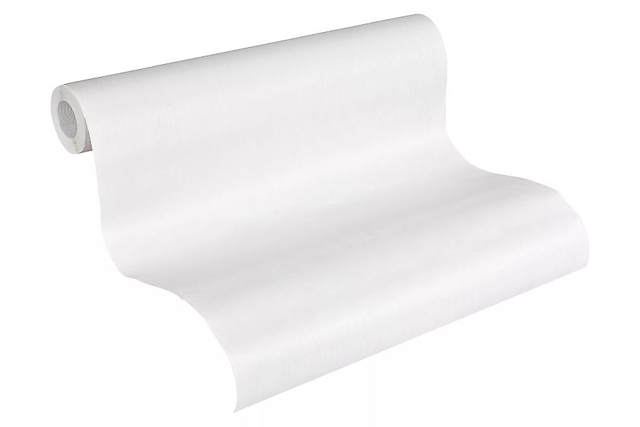 Bricoflor Linien Tapete Modern überstreichbare Vliestapete Weiß Dünn Gestre günstig online kaufen