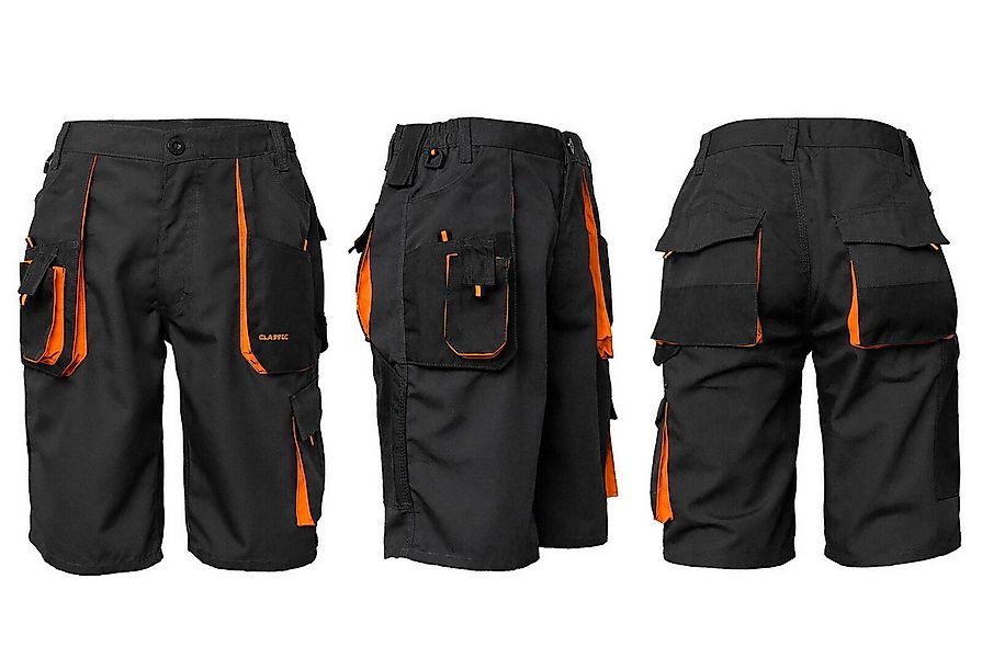 Classic Arbeitsshorts Kurze-Arbeitshose Shorts Cargo-Schutzhose Sommer Schw günstig online kaufen