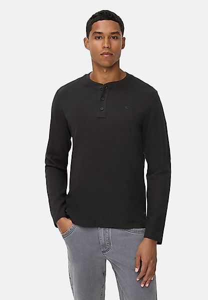 camel active Henleyshirt aus reiner Baumwolle Langarm Henley günstig online kaufen