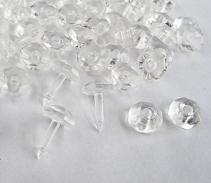 nodeko Gardinenhaken Faltenstecker für Feinstore, Gardinenstecker transpare günstig online kaufen