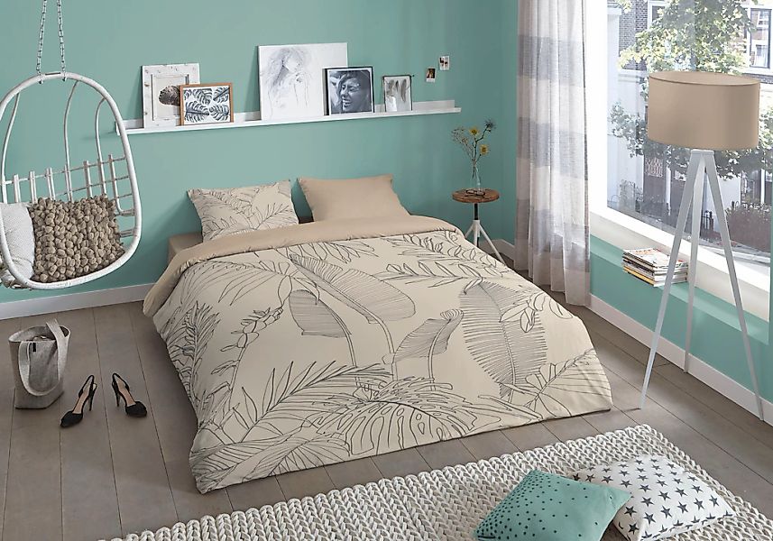 good morning Wendebettwäsche "Sym" 2 Stk. tlg. Baumwolle, 135x200, 2 Teilig günstig online kaufen