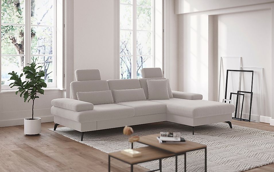 sit&more Ecksofa "Morris L-Form, inkl. Sitztiefenverstellung" wahlweise mit günstig online kaufen