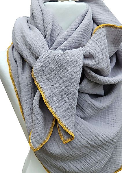 Modetuch Handmade Musselintuch Schal Musselin Tuch günstig online kaufen