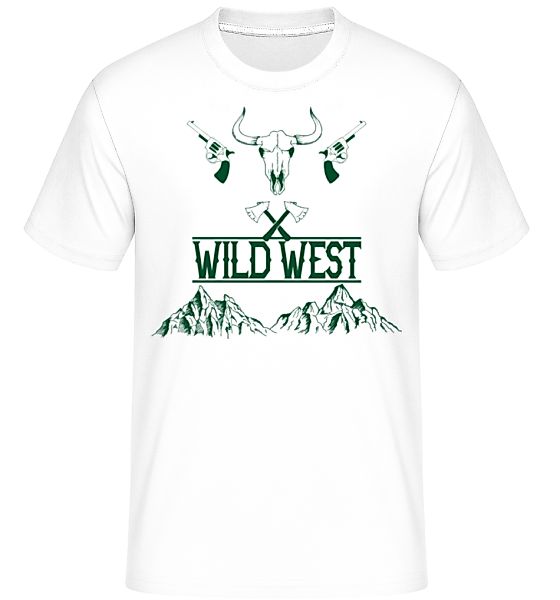 Wild West Icon Green · Shirtinator Männer T-Shirt günstig online kaufen