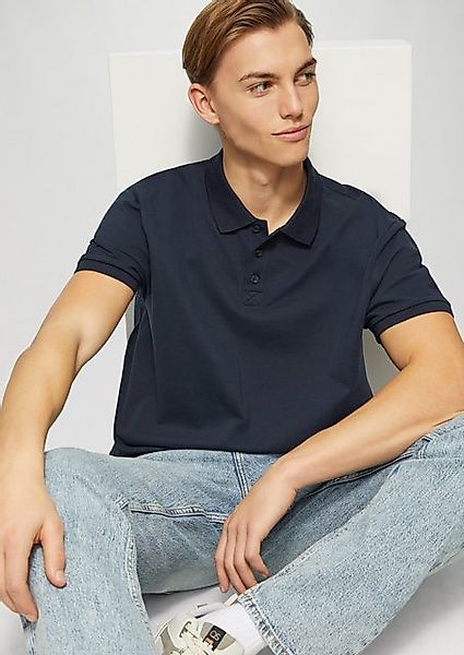 QS Kurzarmshirt Poloshirt aus Piqué günstig online kaufen