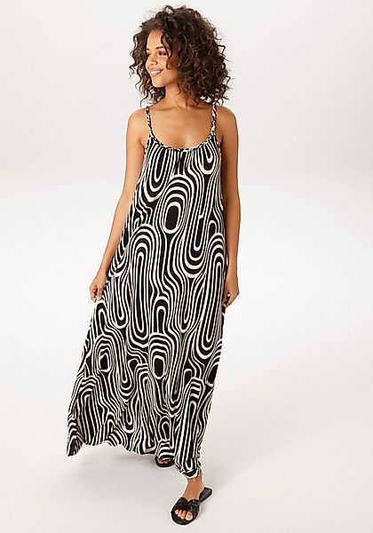 Aniston CASUAL Sommerkleid mit geflochtenen Spagetti-Trägern - NEUE KOLLEKT günstig online kaufen