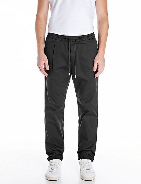 Replay Schlupfhose Regular Fit mit elastischem Bund günstig online kaufen