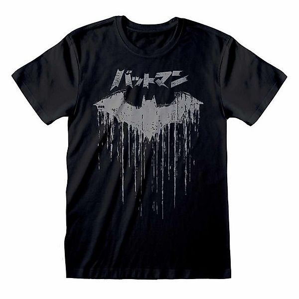 Batman T-Shirt Distressed Japanese Logo günstig online kaufen