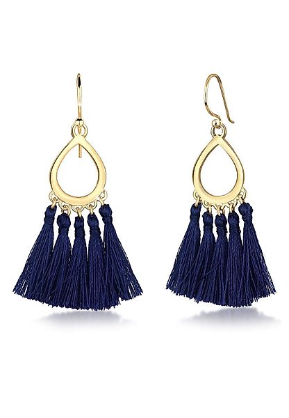 Elli Paar Ohrhänger Hänger Tassel Quaste günstig online kaufen