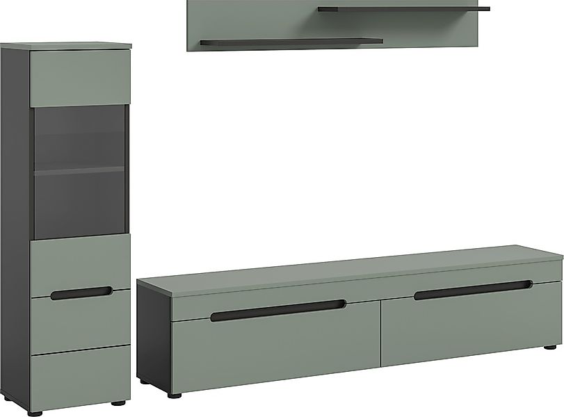 Home affaire Wohnwand "REHAT, TOPSELLER, 3-teilig, wahlweise stehend und hä günstig online kaufen