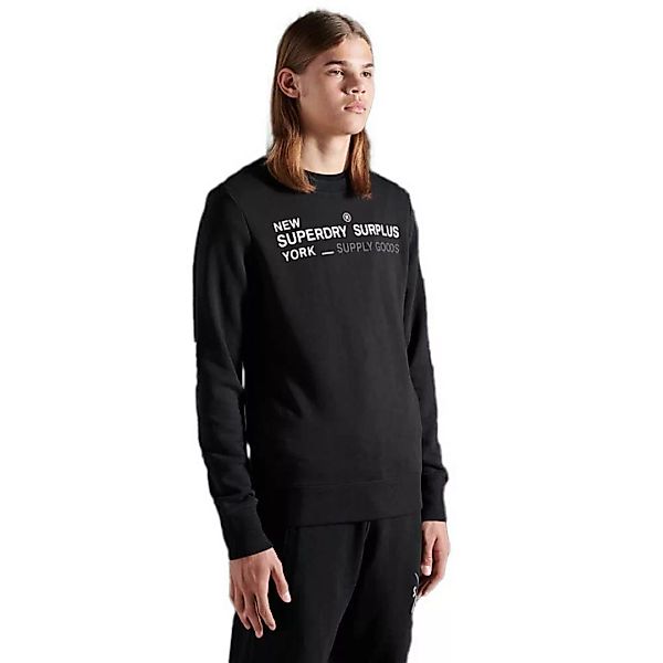Superdry Surplus Crew Sweatshirt S Black günstig online kaufen