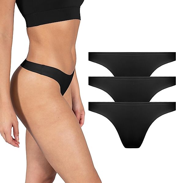 Smilodox Boxershorts Felisha 3er Pack, String günstig online kaufen